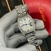 Cartier Tortue Watch 39 mm White Gold Diamond Case