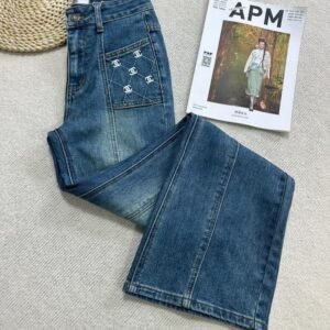 CHANEL Denim Blue Jeans & Jeggings for Girls