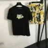 D&G Dolce & Gabbana Yellow Rose Print T-Shirt