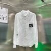 DIOR White Printed Shirt For Men