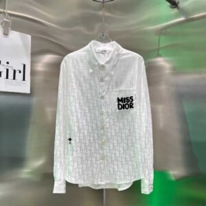 DIOR White Printed Shirt For Men