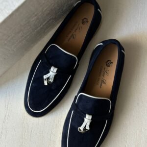 LORO PIANO Summer Walk Suede Loafers