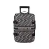 Travel Suitcase Blue Dior Oblique Technical Jacquard