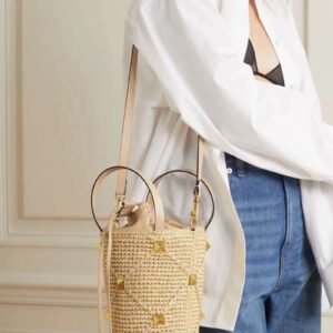 Valentino Roman Stud Buckle Bag