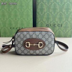 GUCCI Horsebit 1955 Small Shoulder Bag