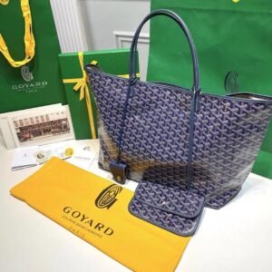Goyard Canvas Leather Handbag