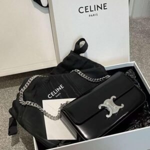 Celine Triomphe Chain Shoulder Bag