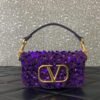 Valentino Shoulder Bag with 3D Embroidery